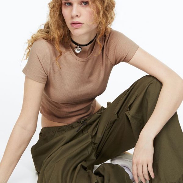 Cotton jersey top